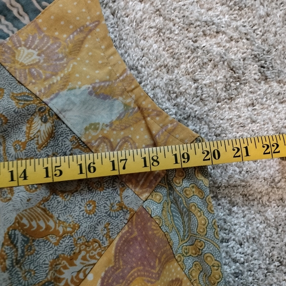 Jaded Gypsy Brown Boho Hippie Patchwork Lulu Sleeveless Midi Dress Sz L/XL NWT - Picture 3 of 7